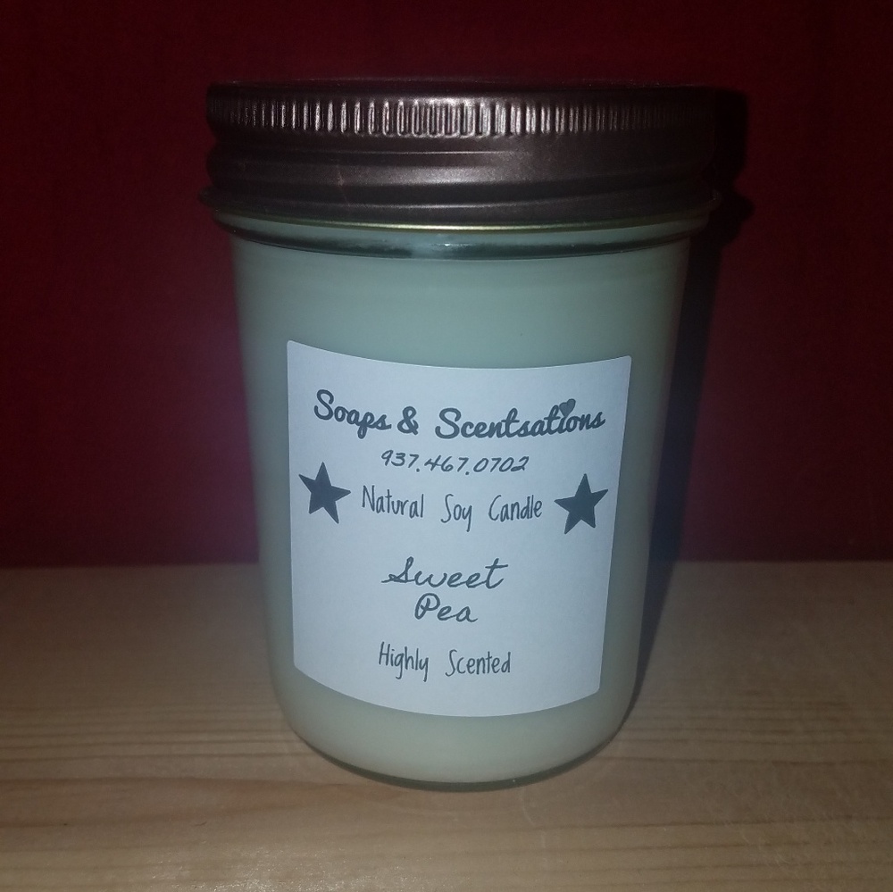 Natural Soy Wax Candle HIGHLY SCENTED